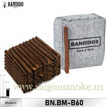 Bandidos Black Maduro Cigarillo 4.7x32 (Túi 60)