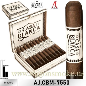 AJ Fernandez Casa Blanca Nicaragua Maduro President 7.5x50 (Hộp 20)