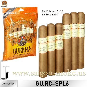 Gurkha Remington Connecticut Limited Edition Tasting Sampler (Túi ẩm 6)