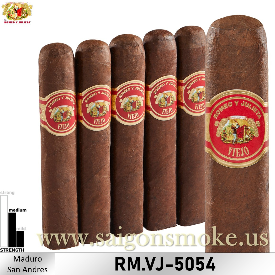 Romeo y Julieta Viejo BP Extra Robusto 5×54 (Gói 5)