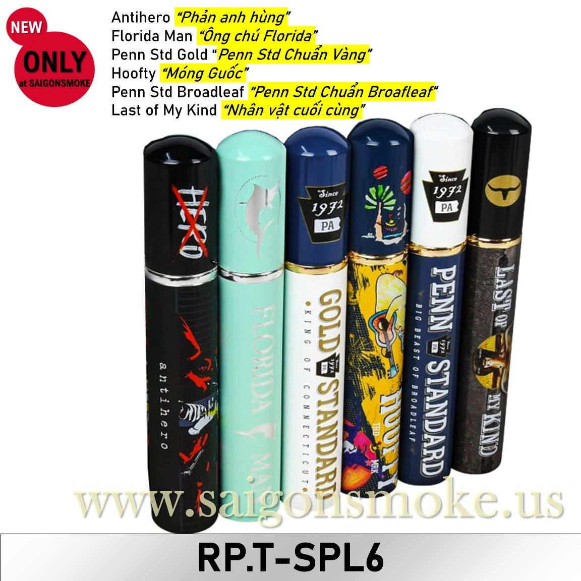 Raymond Pages Premium Tube Sampler 6x52 (Gói 6 Tubo)